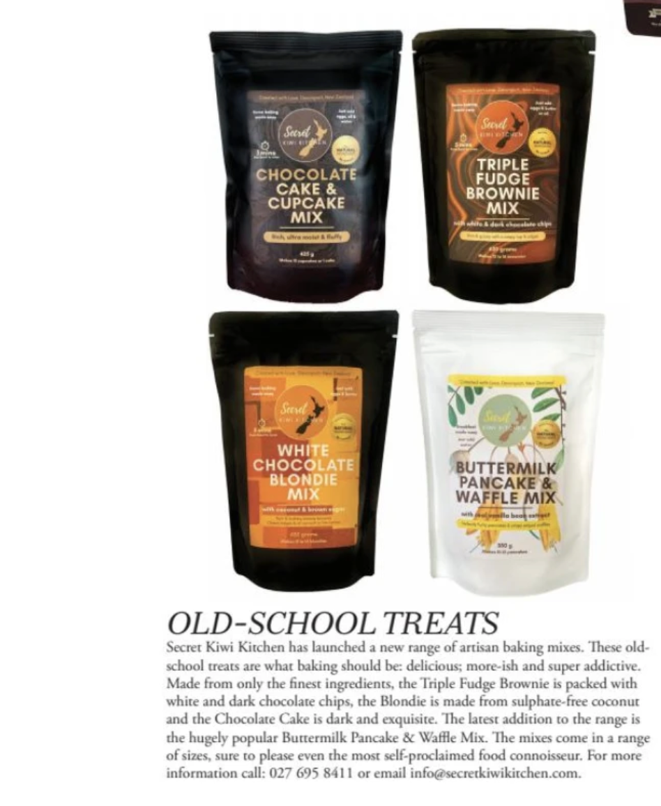 Supermarket News What's New: Secret Kiwi Kitchen Old-School Treats