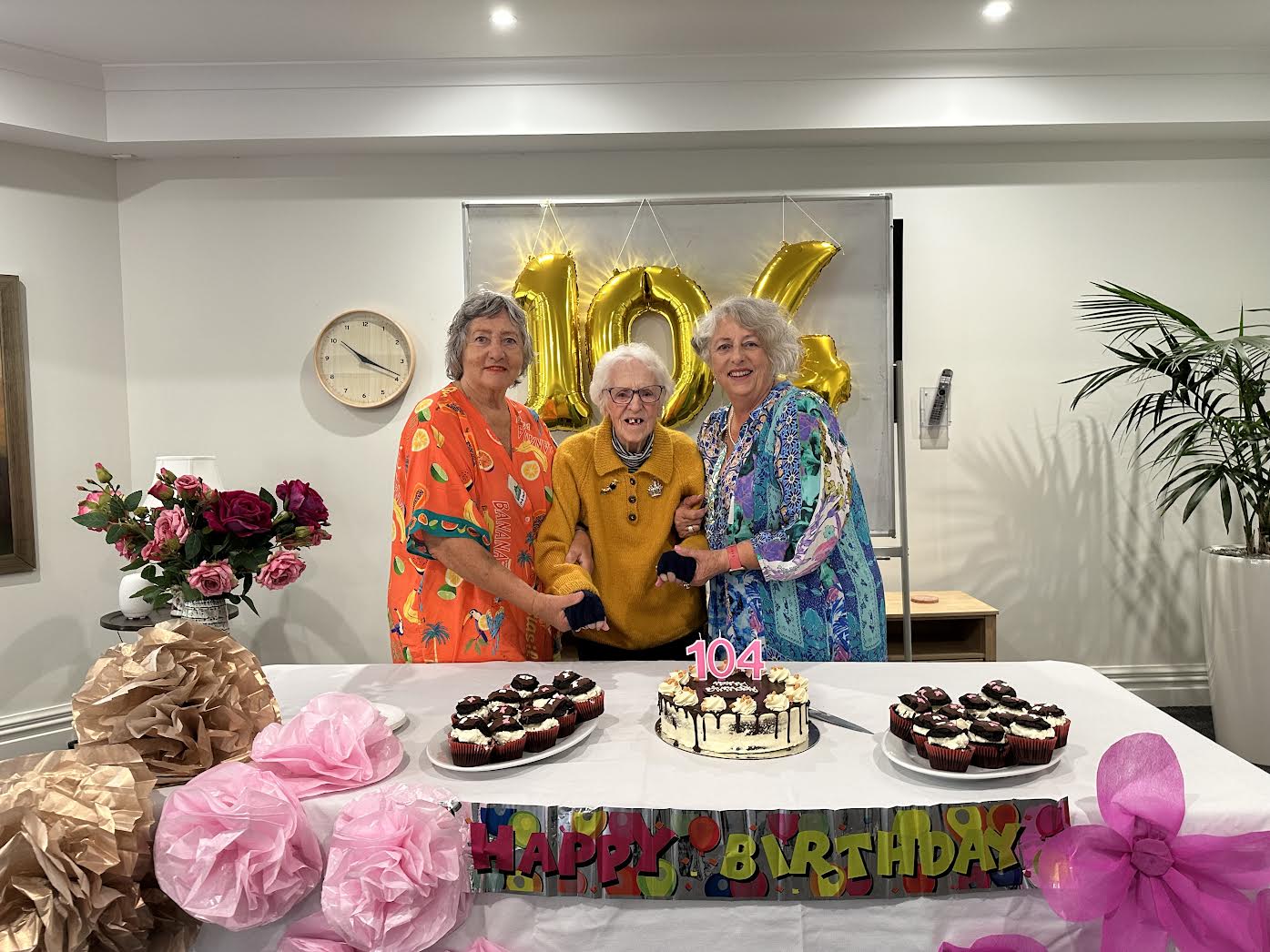 104 Years Young: A Birthday Celebration With Secret Kiwi Kitchen Chocolate Cupcakes