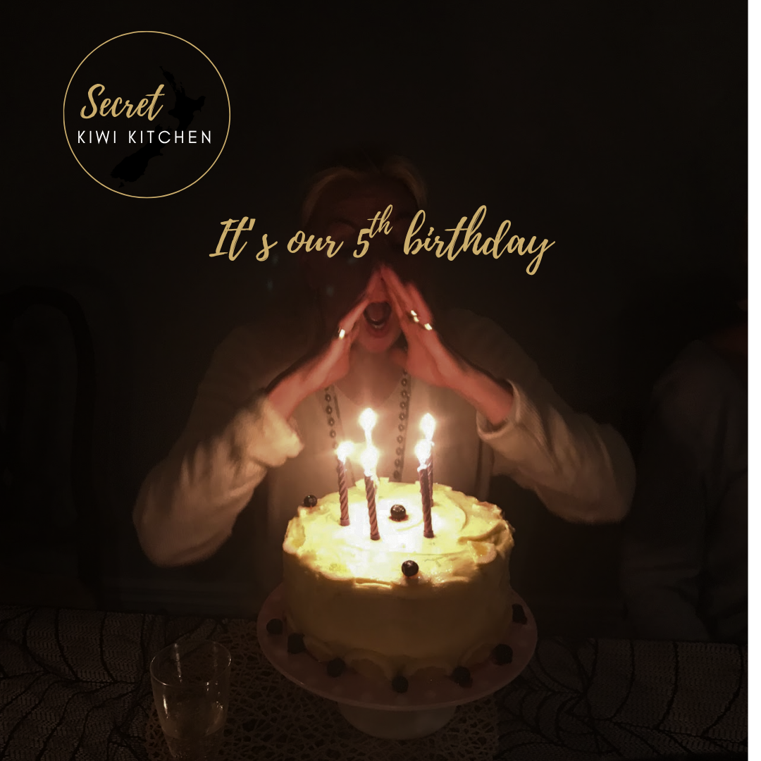 🎂 Secret Kiwi Kitchen Turns 5 — It All Started with a Vision Walk