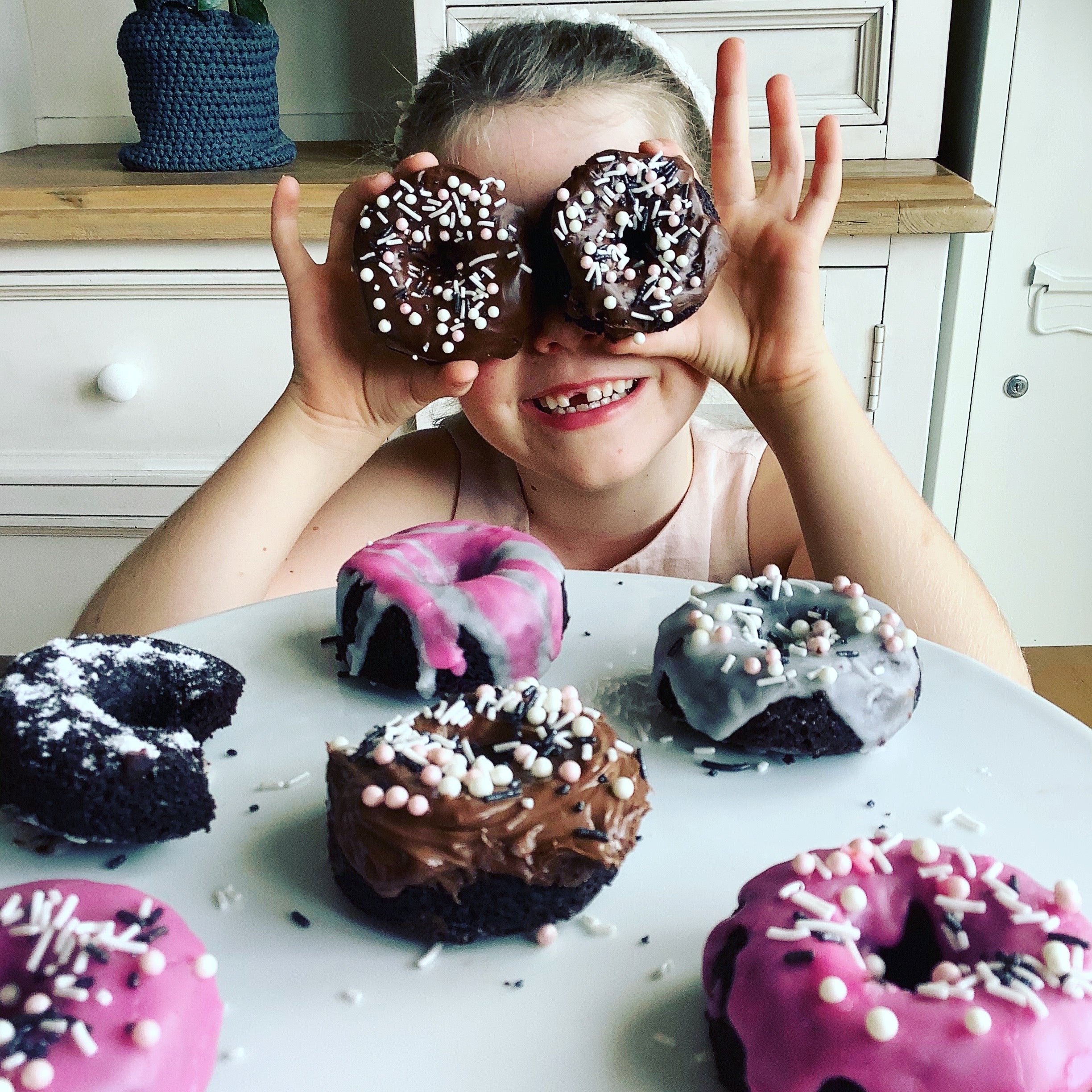 Baked Chocolate Donuts