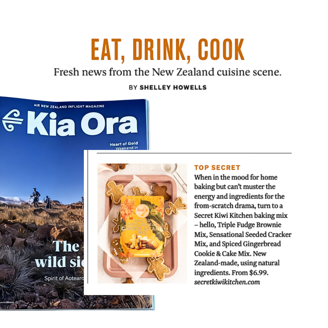 Secret Kiwi Kitchen Featured in Kia Ora Magazine ✈️