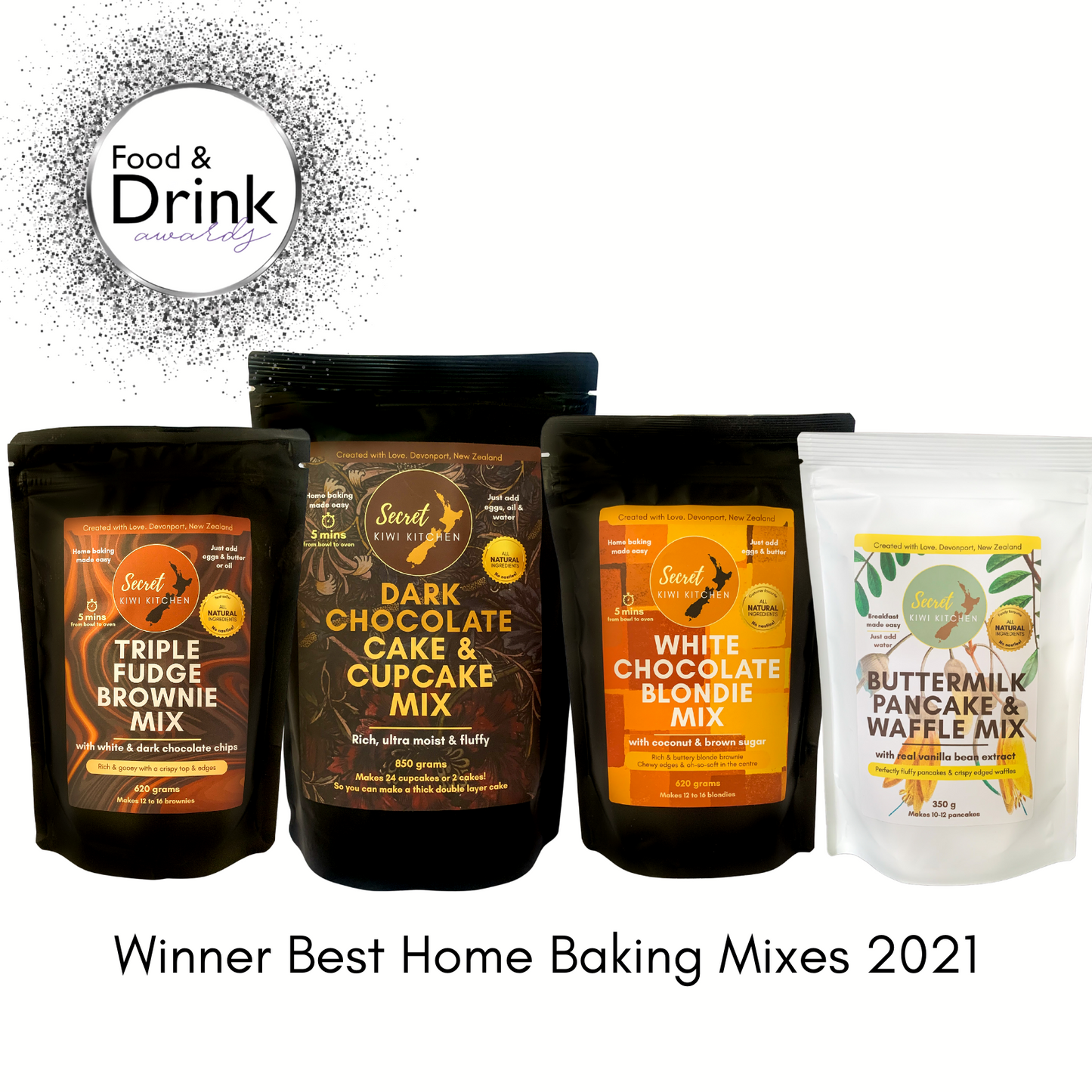 Luxe Life's Food & Drink Awards 2021: Secret Kiwi Kitchen Winner 'Best Home Baking Mix"