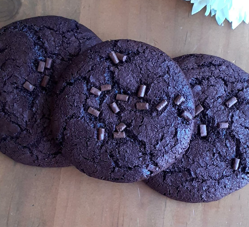 2-Ingredient Chocolate Cake-Mix Cookies