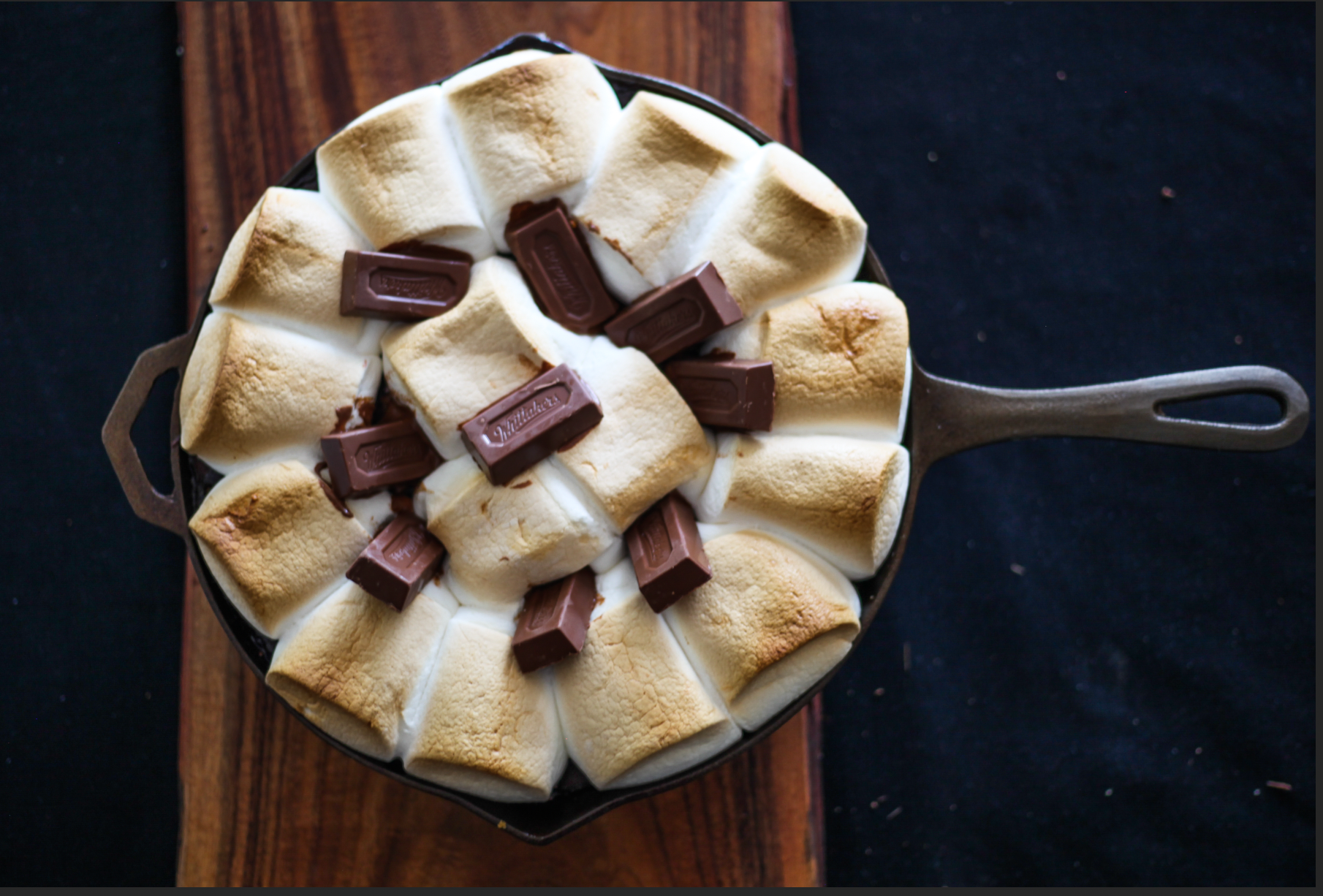 S'more Skillet Pan Brownies