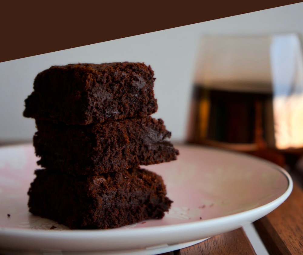 Secret Kiwi Kitchen's Chocolate Fudge Stout Brownies