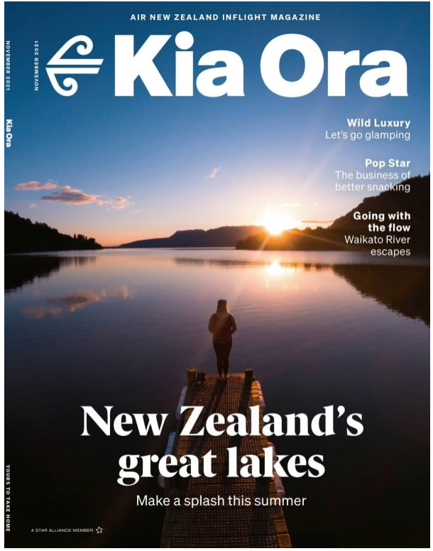 As Seen In Kia Ora Magazine
