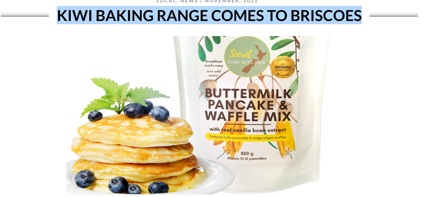 As Seen In F&B Tech: KIWI BAKING RANGE COMES TO BRISCOES