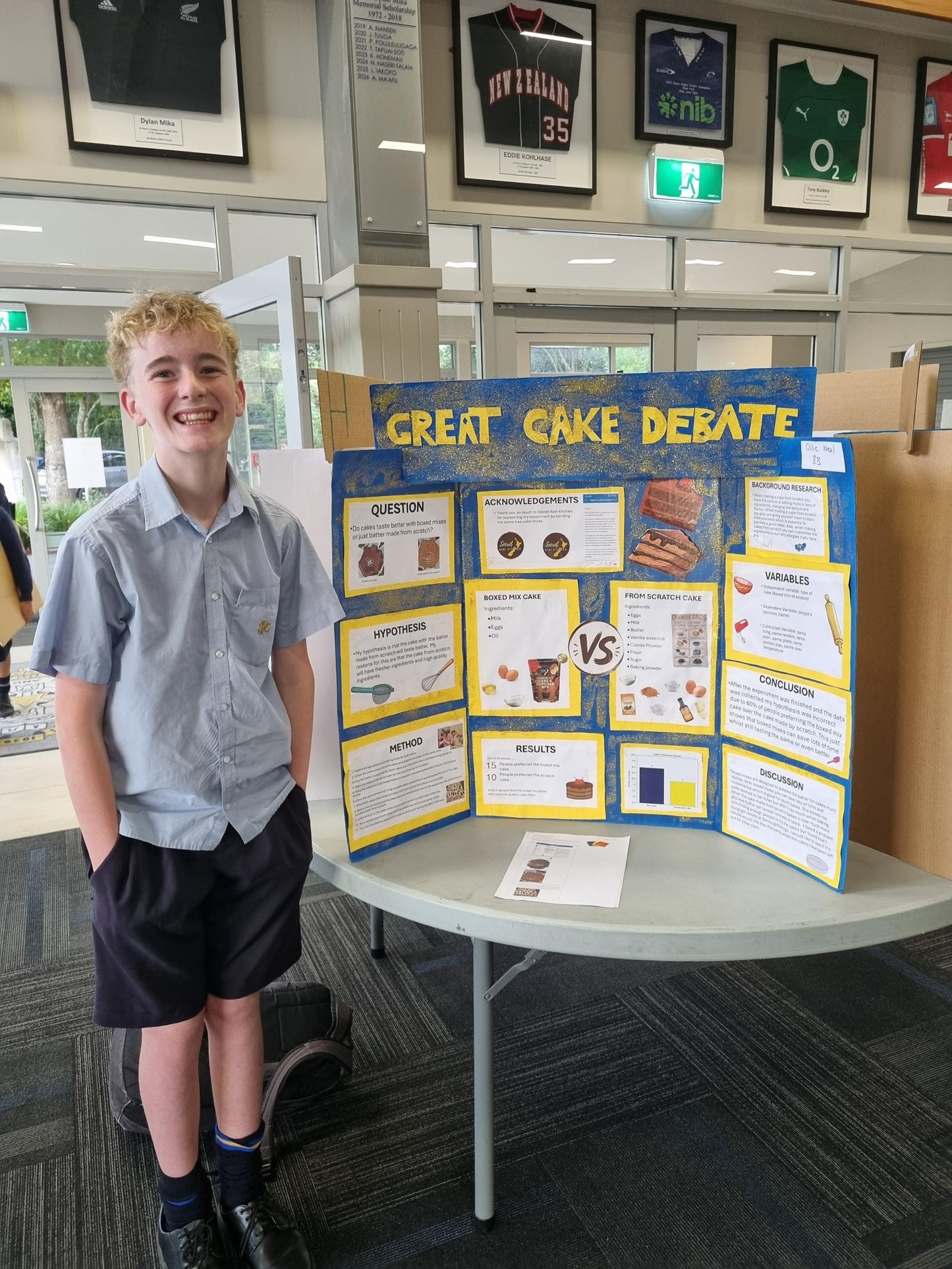Science Fair Blind Taste Test: Secret Kiwi Kitchen Chocolate Cake Mix Beats Homemade