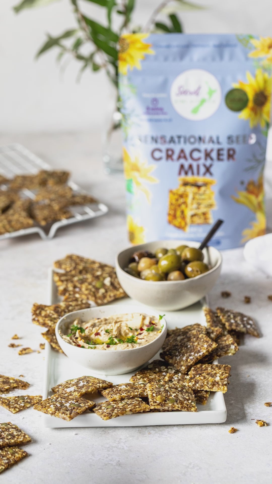Sensational Seeded Seed Cracker Mix- New Product!