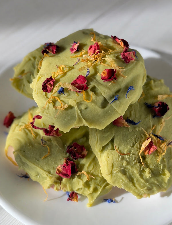 Frozen High-Protein Matcha & Fruit Bites