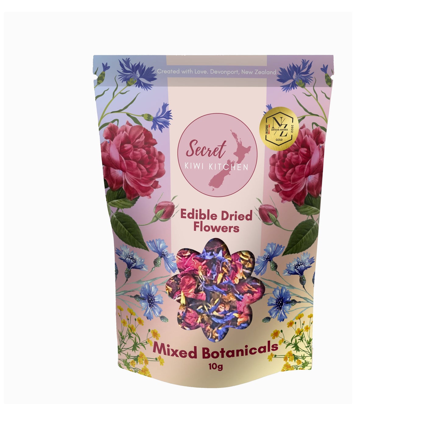 Edible Dried Flowers — Mixed Botanicals | Secret Kiwi Kitchen